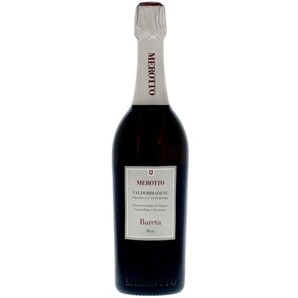 Bareta Prosecco Superiore 750ml - Merotto Merotto - Sparkling Wine 6 Bottles - WHOLE CASE @Mercato Gourmet | Your Italian Gourmet Supermarket