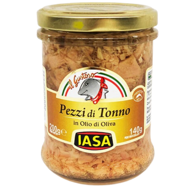 Tuna Pieces in Olive Oil 200g - Iasa IASA - Packaged Seafood @Mercato Gourmet | Your Italian Gourmet Supermarket