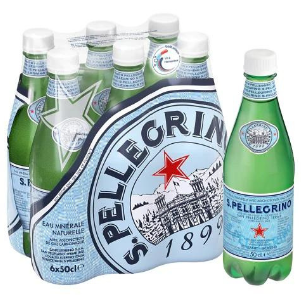 San Pellegrino Sparkling Mineral Water 500ml (6 Bottles / Pack) Mercato Gourmet - Water @Mercato Gourmet | Your Italian Gourmet Supermarket