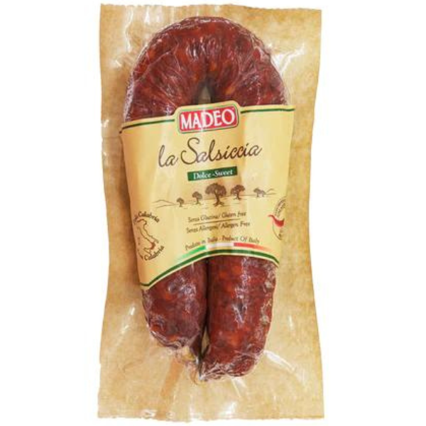 Salami Curved Spicy 250g (±10%) - Madeo Madeo - Salami 250g (±10%) @Mercato Gourmet | Your Italian Gourmet Supermarket