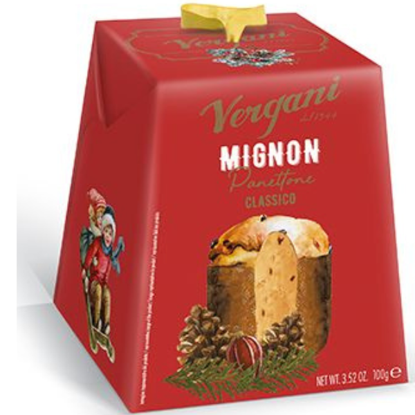 Traditional Mini Milanese Panettone 100g - Vergani Vergani - Panettone 100g @Mercato Gourmet | Your Italian Gourmet Supermarket