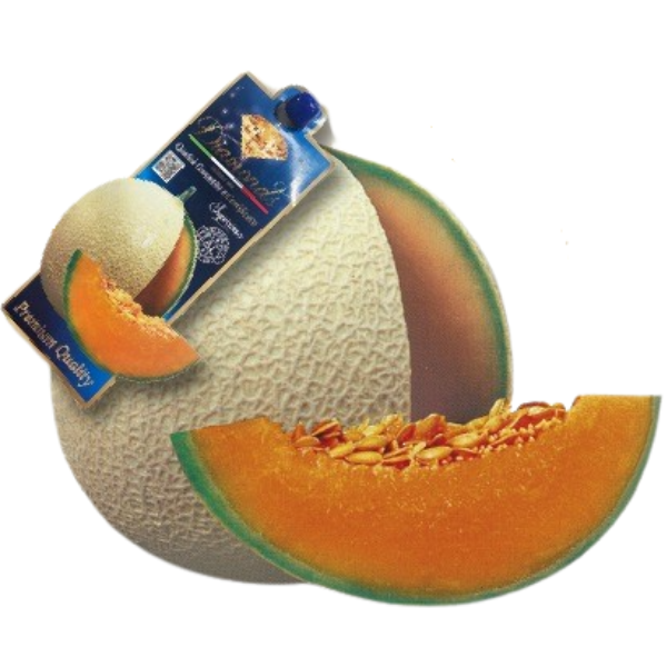 Italian Diamond Melon 1 Piece Mercato Gourmet - Fruits 1- 1.2kg pc @Mercato Gourmet | Your Italian Gourmet Supermarket