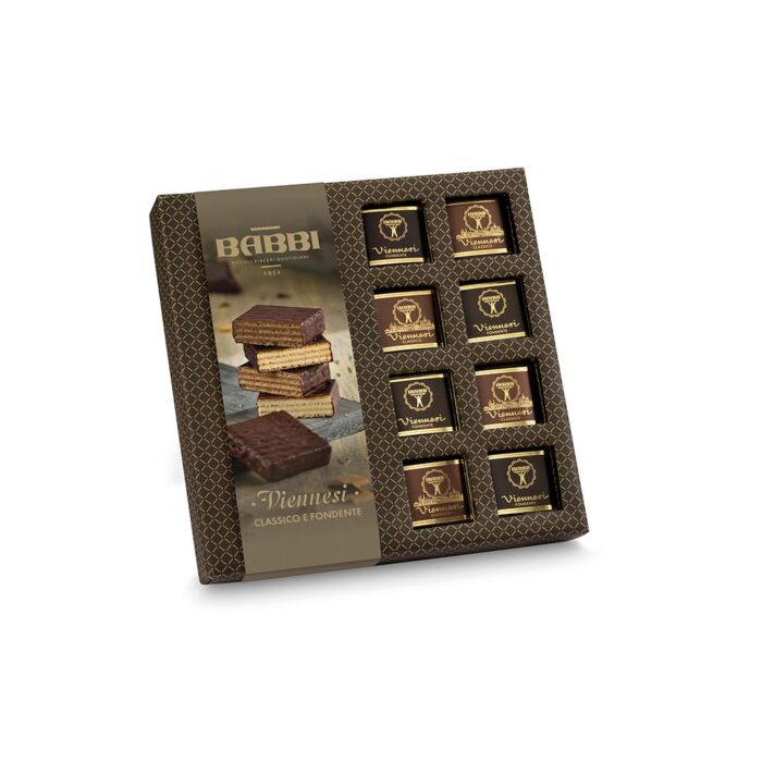 Viennesi Classico e Fondente De Luxe 16pcs - Babbi Babbi - Chocolate @Mercato Gourmet | Your Italian Gourmet Supermarket