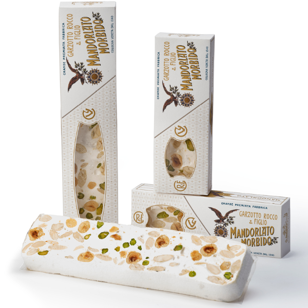 Soft Nougat Bar with Nuts - Garzotto Rocco & Figlio