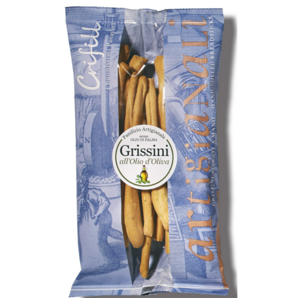 Classic Grissini with Olive Oil - Crifill