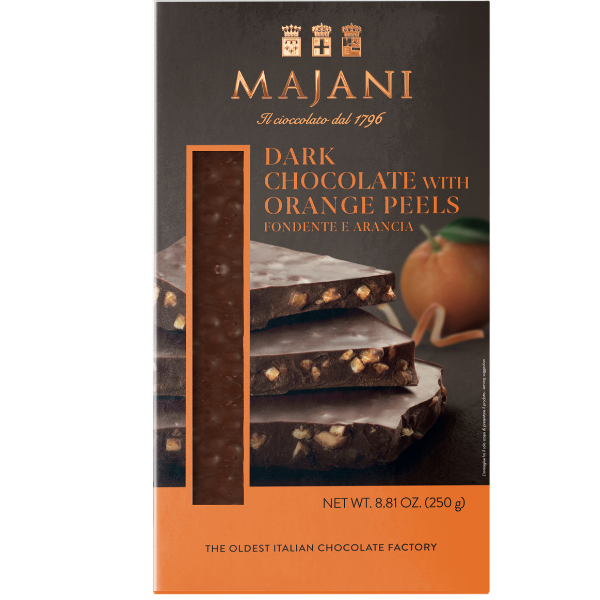 Majani Orange Peels Dark Chocolate Snap Bar